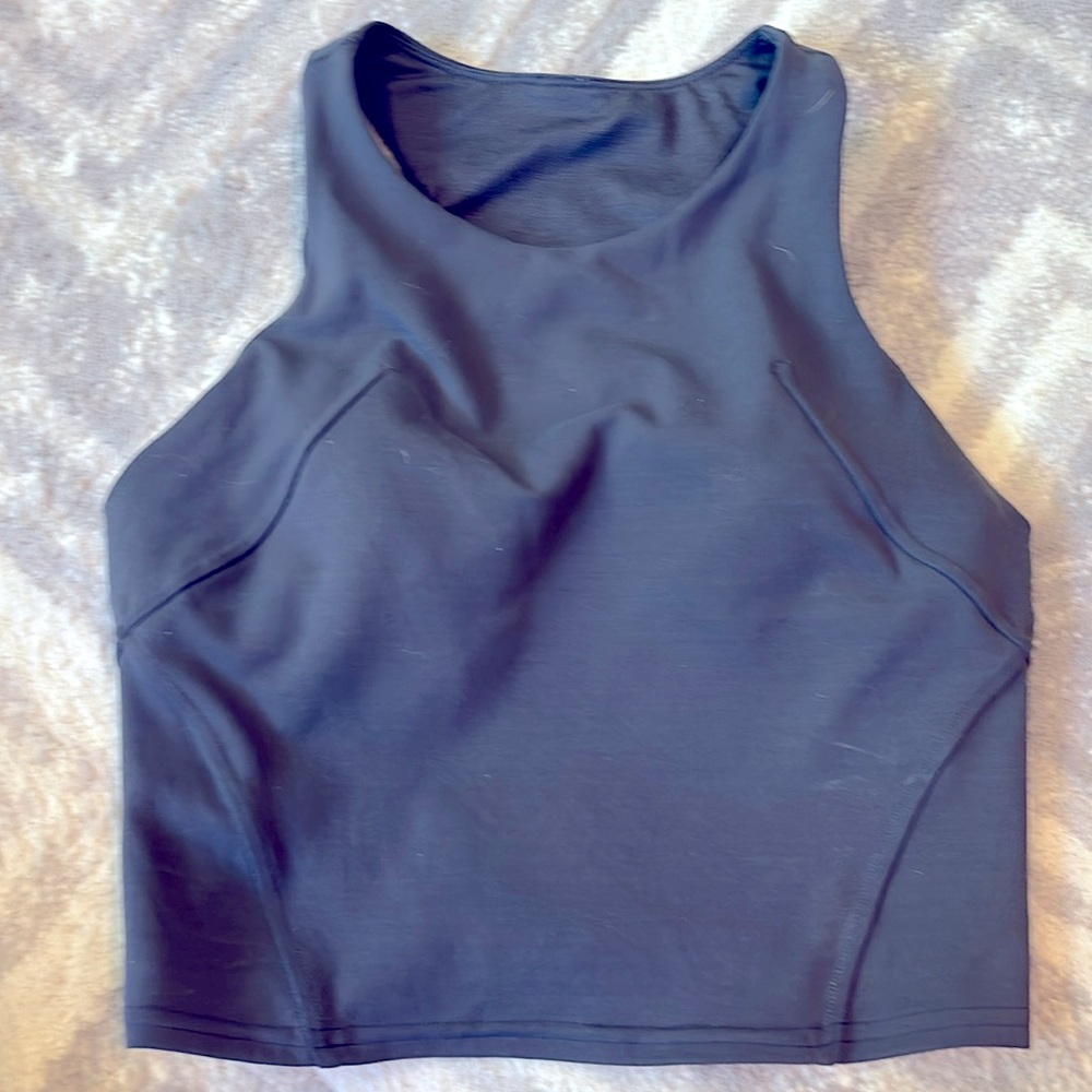 Lululemon Wunder Train grey tank top bra 6